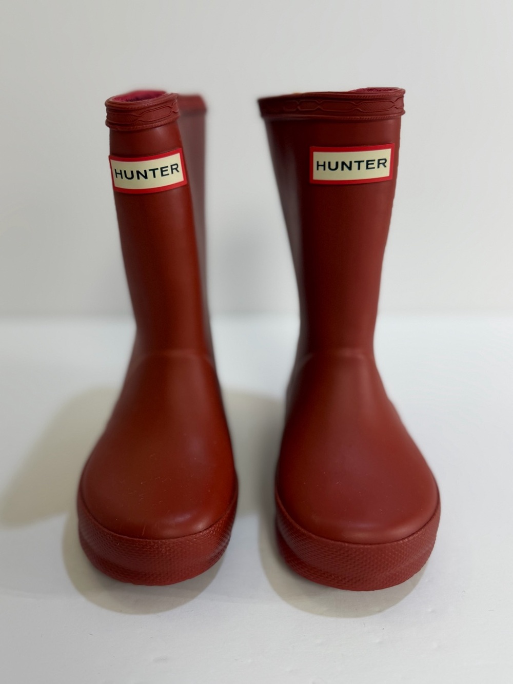 Hunter Original Kids First Classic Rain Boots Red Girls Sz 9 Toddler Waterproof